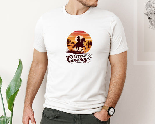 Little Cowboy Western Horse Riding 3 Graphic T-Shirt