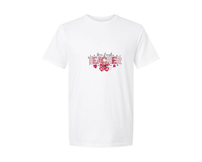 brand:Generic|color:White|Teacher Valentine Loved Teacher 4 Graphic T-Shirt