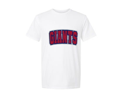 brand:Generic|color:White|Giants Varsity Curved Graphic T-Shirt