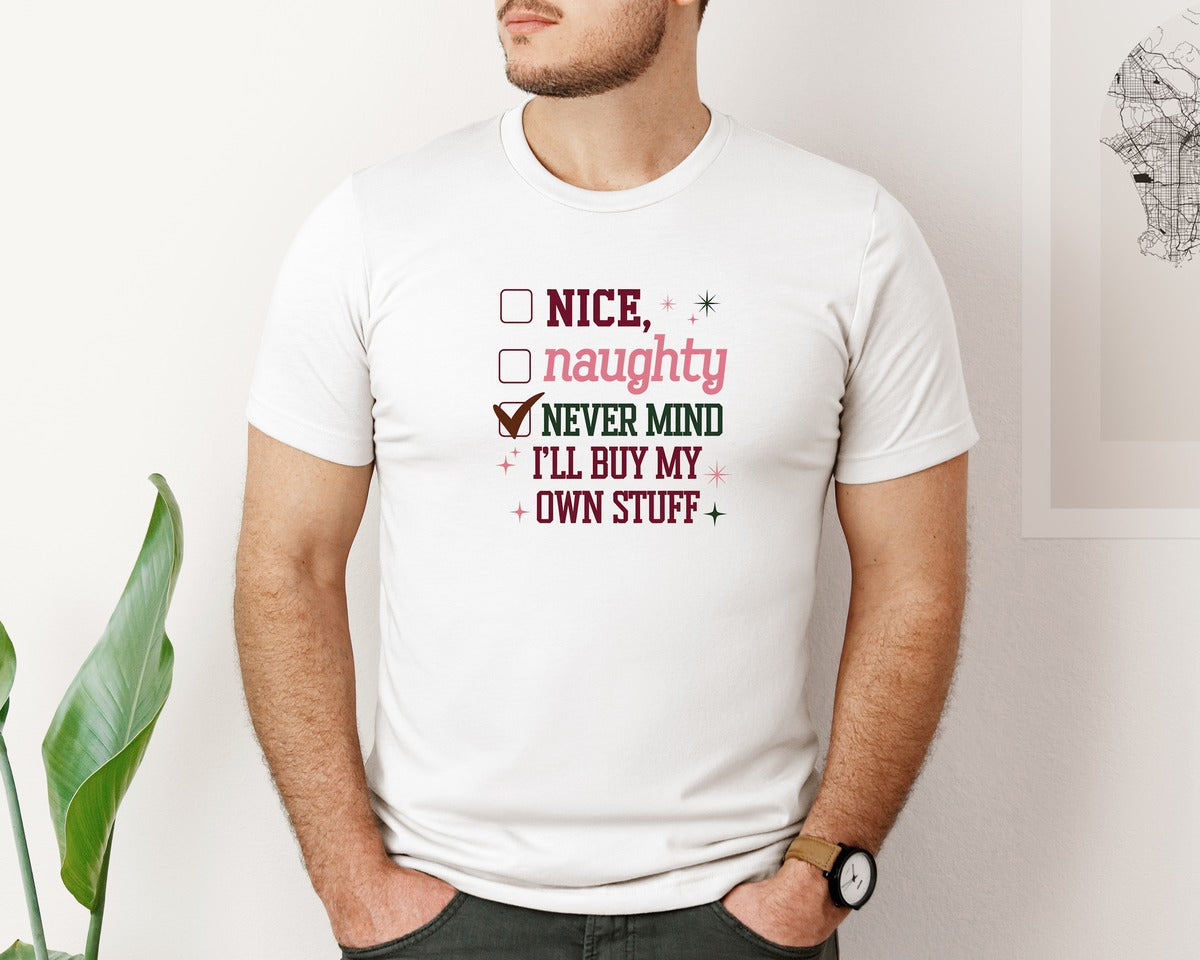 brand:Bella Canvas|color:White|Funny Sarcastic Christmas 7 Graphic T-Shirt