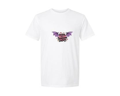 brand:Generic|color:White|Feral Shadow Daddy Fantasy 2 Graphic T-Shirt