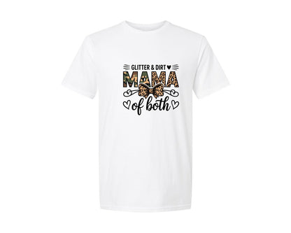 brand:Generic|color:White|Camo Mama Of Both Pnghunting Season Graphic T-Shirt