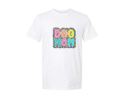 brand:Generic|color:White|Funny Dog Dog Paw Dog Mom Graphic T-Shirt