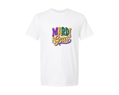 brand:Generic|color:White|Mardi Gras Mardi Gras Shirt 3 Graphic T-Shirt