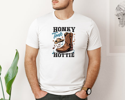 Honky Tonk Country Music Graphic T-Shirt