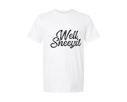 brand:Generic|color:White|Well Sheeyit Sassy Adult Humor 3 Graphic T-Shirt