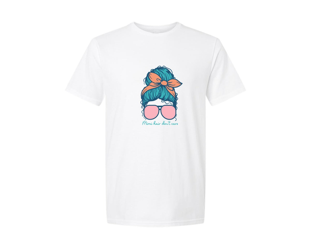 brand:Generic|color:White|Mimi Hair Dont Care Mimi Shirt Graphic T-Shirt
