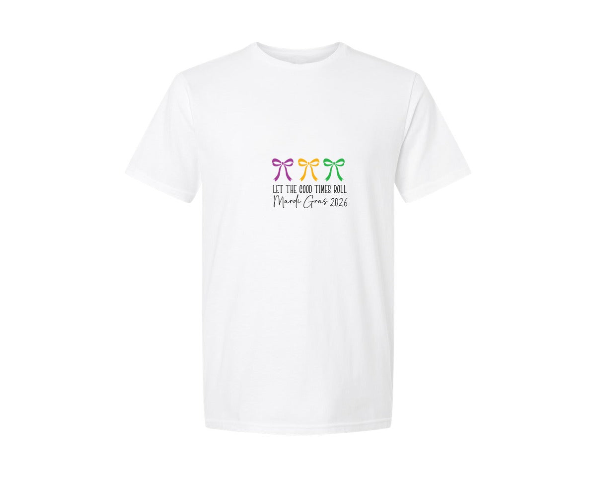 brand:Generic|color:White|Mardi Gras 2026 Funny Mardi Gras 4 Graphic T-Shirt