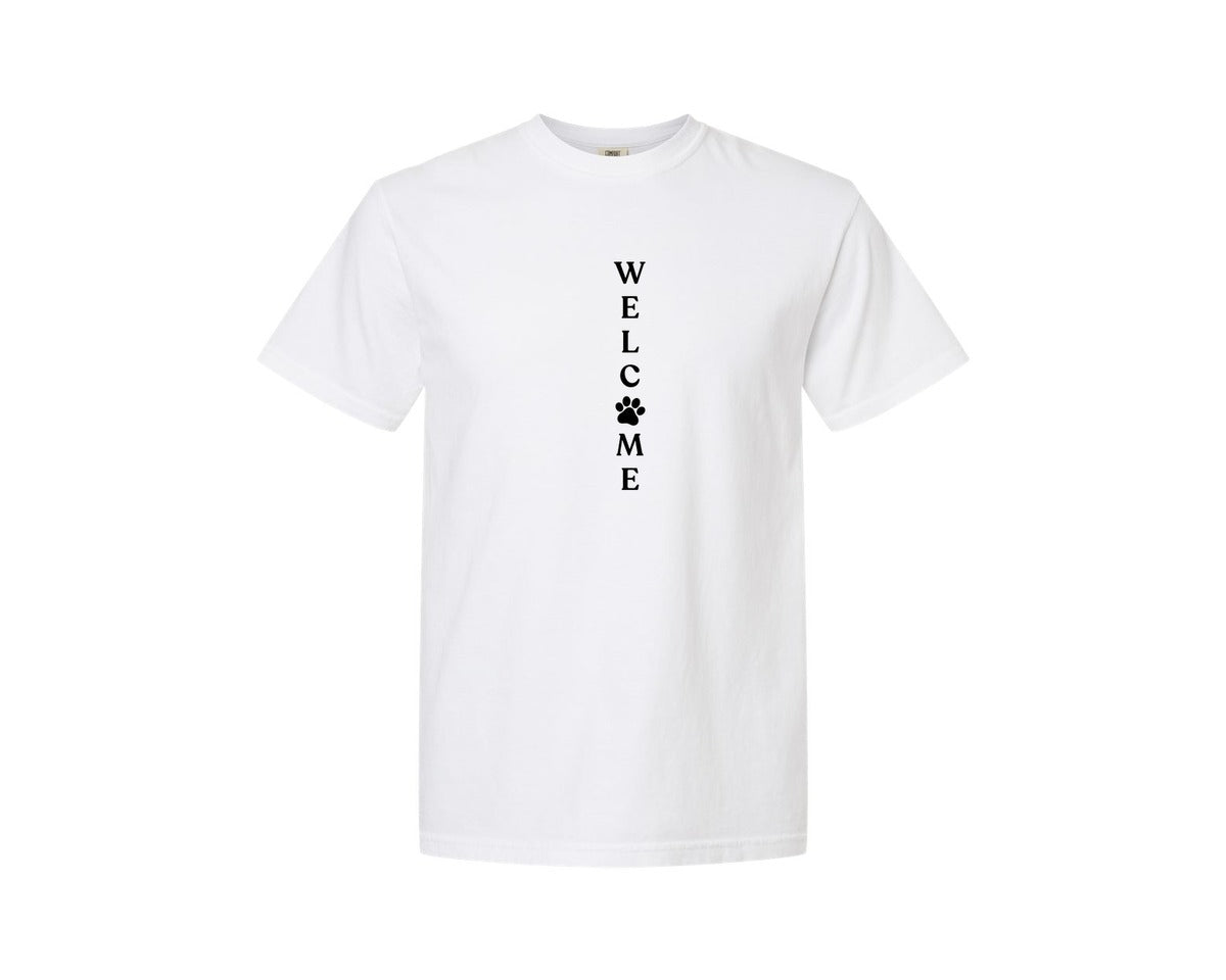 brand:Comfort Colors|color:White|Welcome Porch Sign 22 Graphic T-Shirt