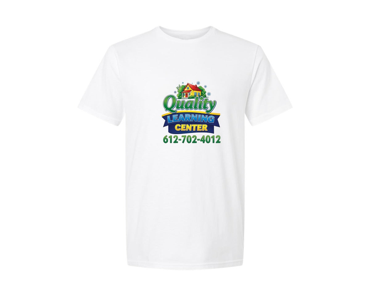 brand:Generic|color:White|Quality Learning Center T Shirt Design 2 Graphic T-Shirt
