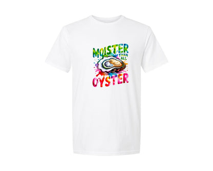 brand:Generic|color:White|Moister Than An Oyster Funny Graphic Graphic T-Shirt