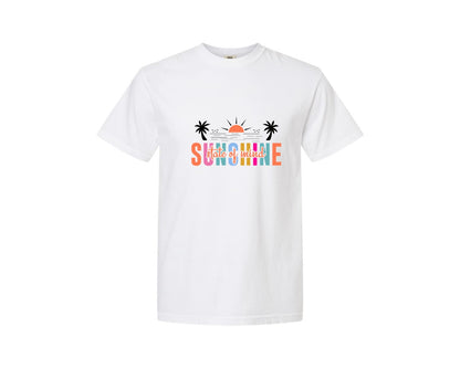 brand:Comfort Colors|color:White|Sunshine State Of Mind 2 Graphic T-Shirt
