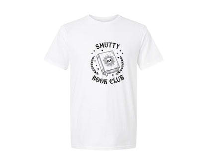 brand:Generic|color:White|Smutty Book Club Book Shirt 2 Graphic T-Shirt