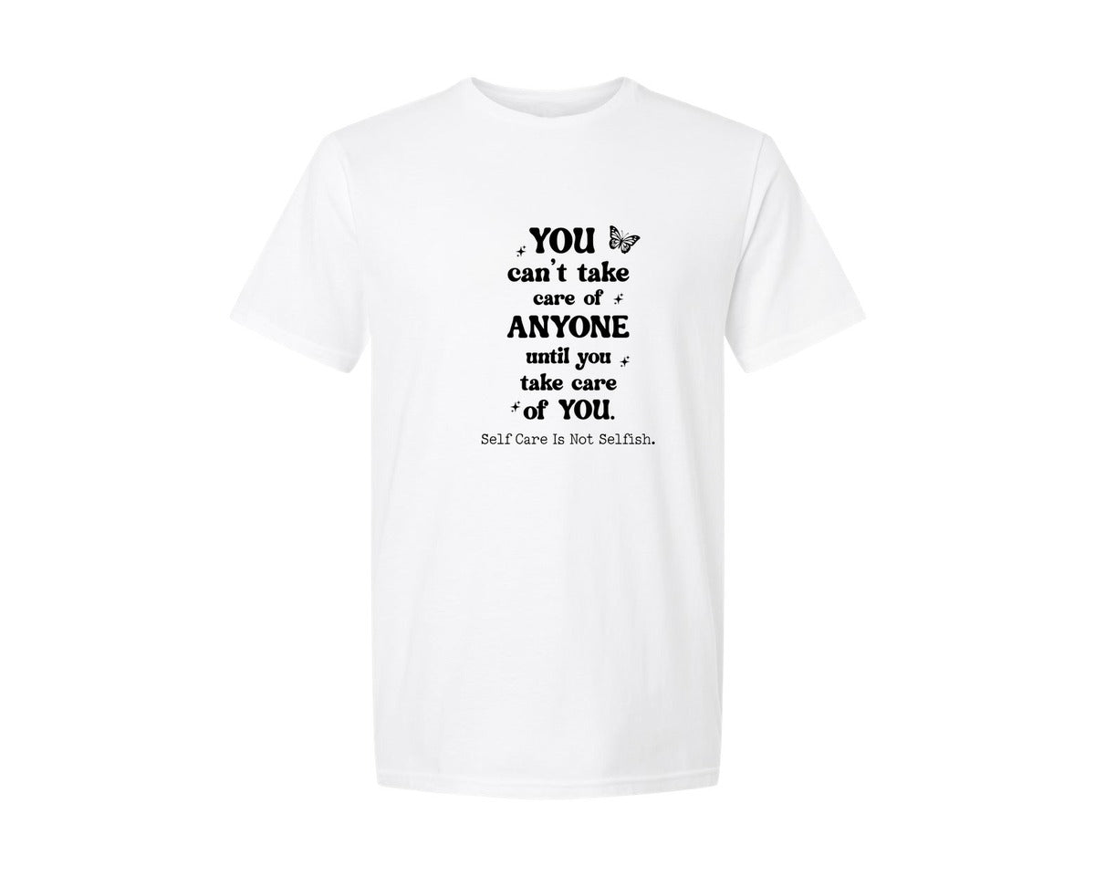 brand:Generic|color:White|Self Care Pngmental Healthselflove Graphic T-Shirt