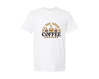 brand:Generic|color:White|Coffee Vol 7 10 Graphic T-Shirt