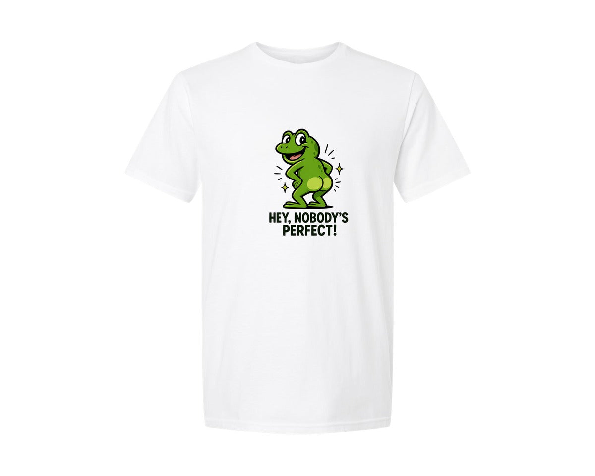 brand:Generic|color:White|Funny Frog Sarcastic Animal Quotes Graphic T-Shirt