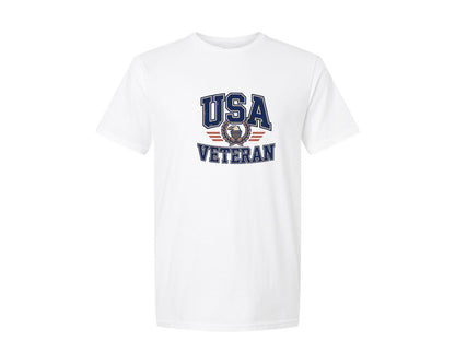 brand:Generic|color:White|Usa Veteran Eagle Vector T Shirt Design Graphic T-Shirt