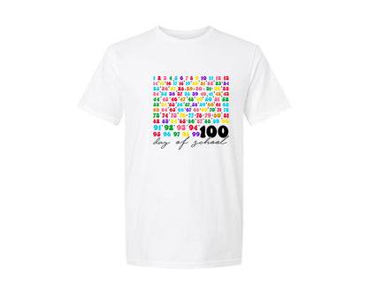 brand:Generic|color:White|100Th Day Of School Teacher Kids 100 2 Graphic T-Shirt