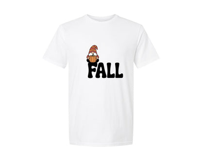 brand:Generic|color:White|Fall Gnome Ai Graphic T-Shirt