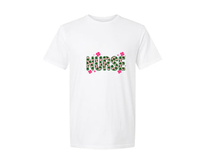 brand:Generic|color:White|St Patricks Day Nurse St Patricks Graphic T-Shirt