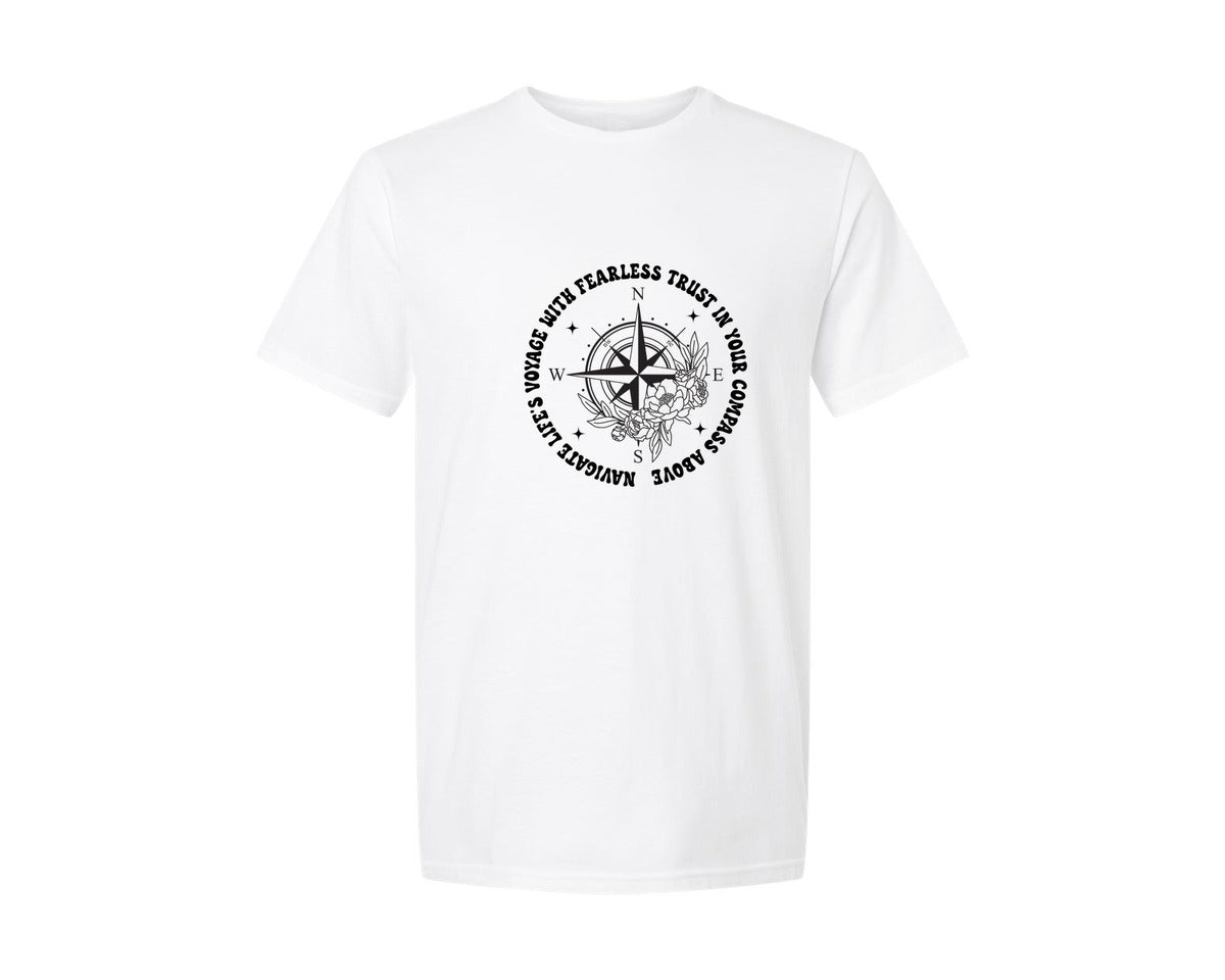 brand:Generic|color:White|Jesus Front Back Graphic T-Shirt