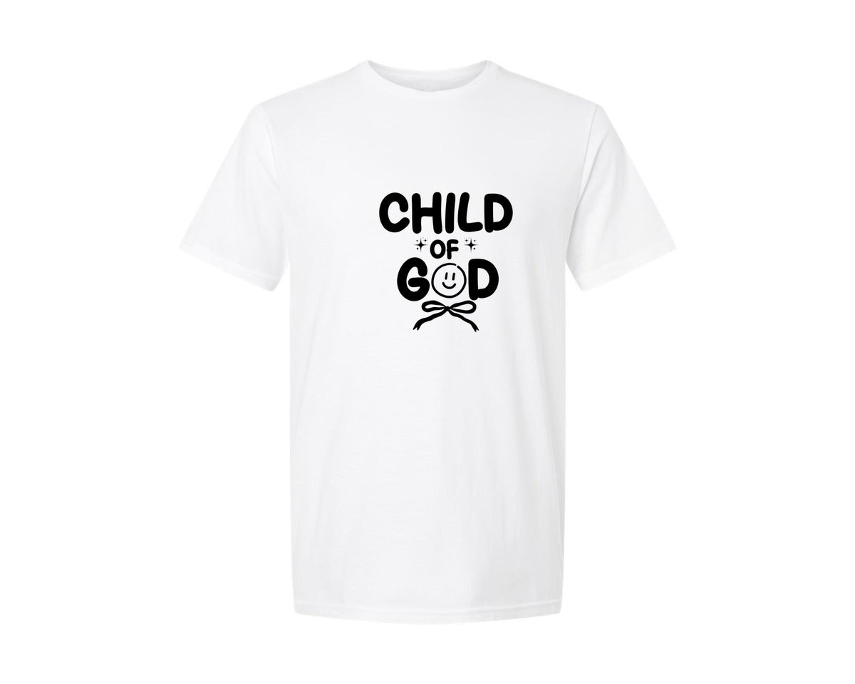 brand:Generic|color:White|Child Of God Kids Tshirt Christian Graphic T-Shirt