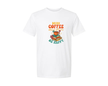 brand:Generic|color:White|Funny Coffee Themed T Shirt Graphic T-Shirt