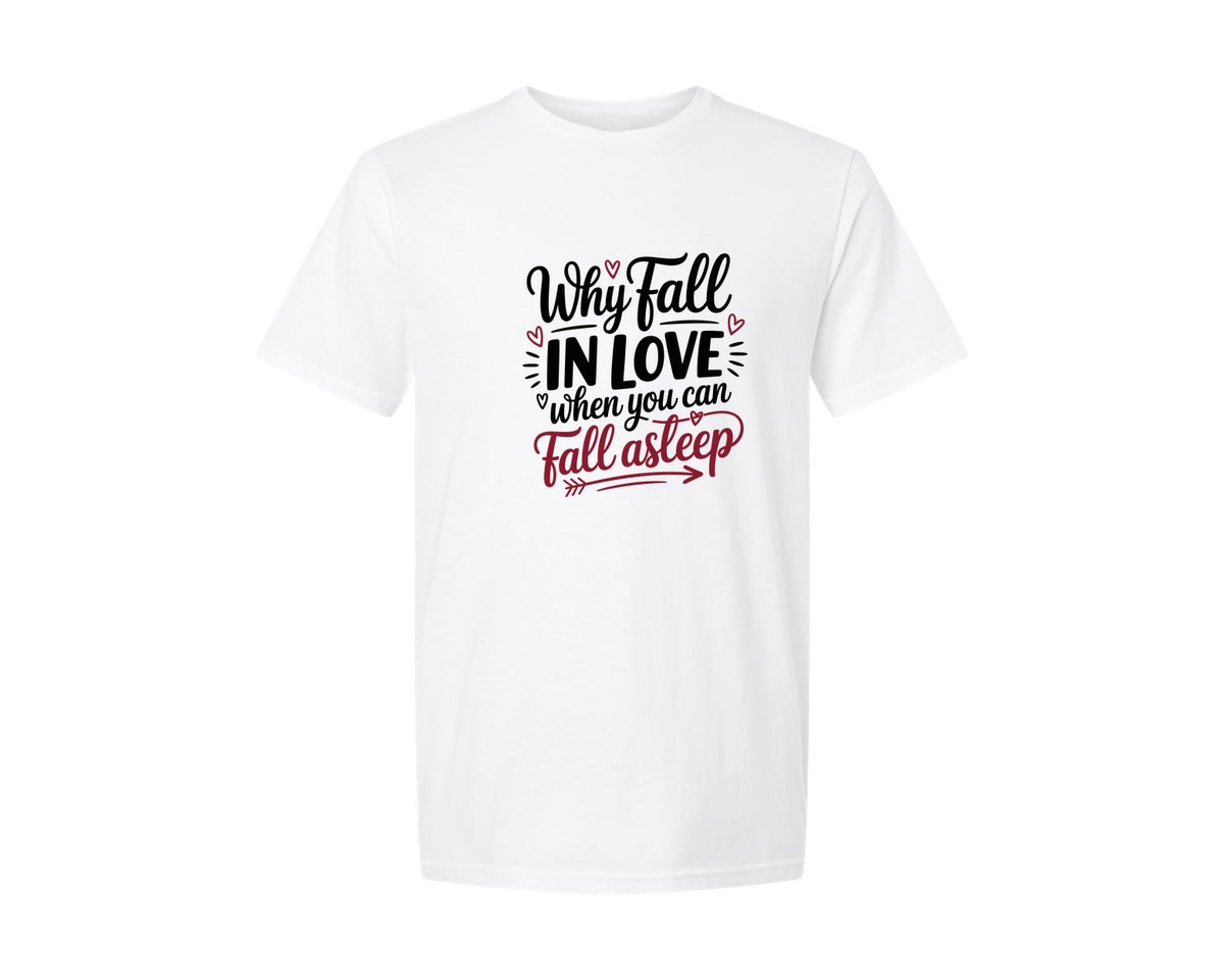brand:Generic|color:White|Anti Valentine Single Life Graphic T-Shirt