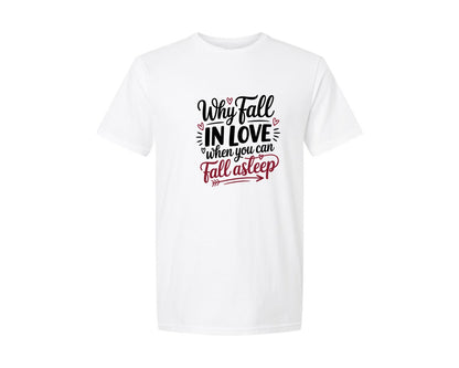 brand:Generic|color:White|Anti Valentine Single Life Graphic T-Shirt