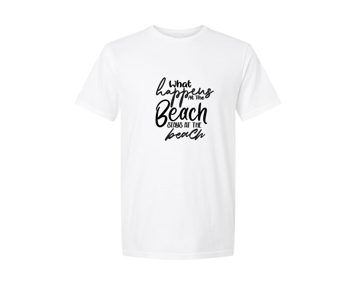 brand:Generic|color:White|Summer Beach Funny Sayings Graphic T-Shirt