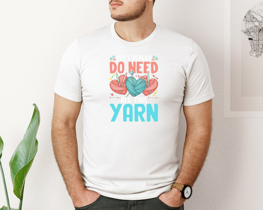 Funny Yarn Hoarder T Shirt Design Graphic T-Shirt
