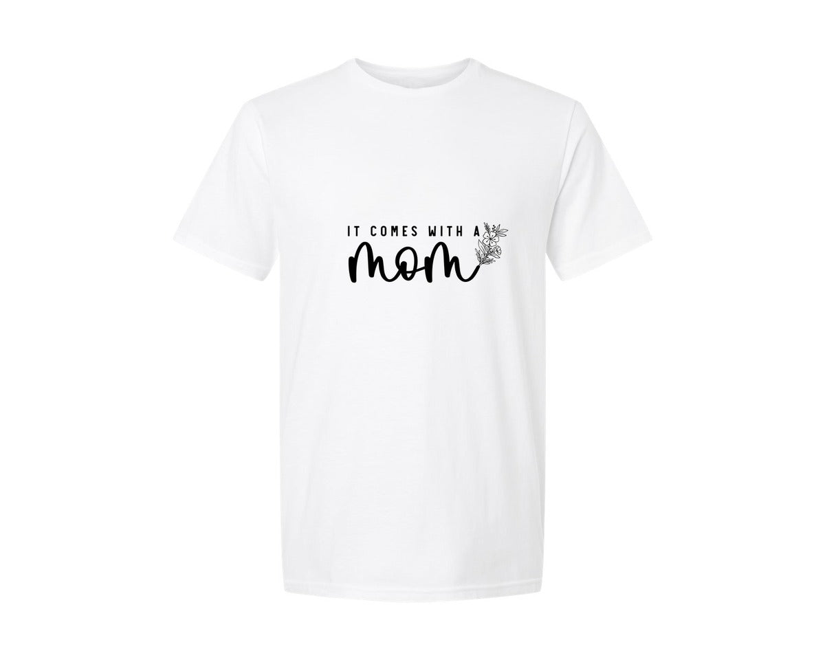 brand:Generic|color:White|Life Doesnt Come With A Manual Sleeve Graphic T-Shirt