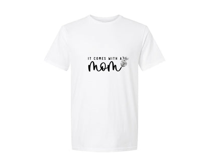 brand:Generic|color:White|Life Doesnt Come With A Manual Sleeve Graphic T-Shirt