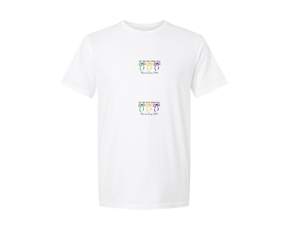 brand:Generic|color:White|Western Mardi Gras Louisiana 2 Graphic T-Shirt