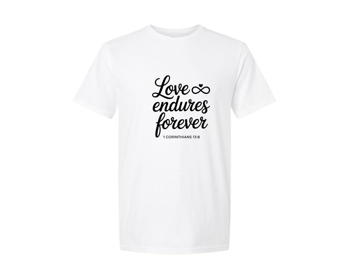 brand:Generic|color:White|Christian Bible Verse Of 20 Graphic T-Shirt