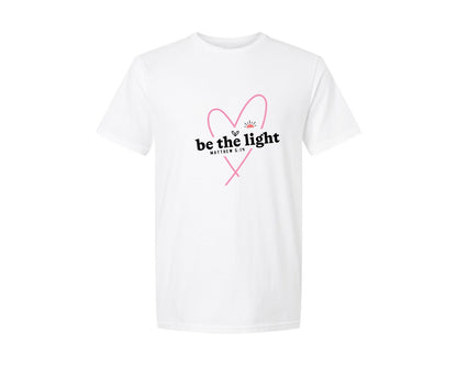 brand:Generic|color:White|Be The Light Mathew 514 Popular 2 Graphic T-Shirt