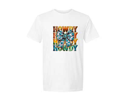 brand:Generic|color:White|Howdy Valentine Valentines Day 3 Graphic T-Shirt