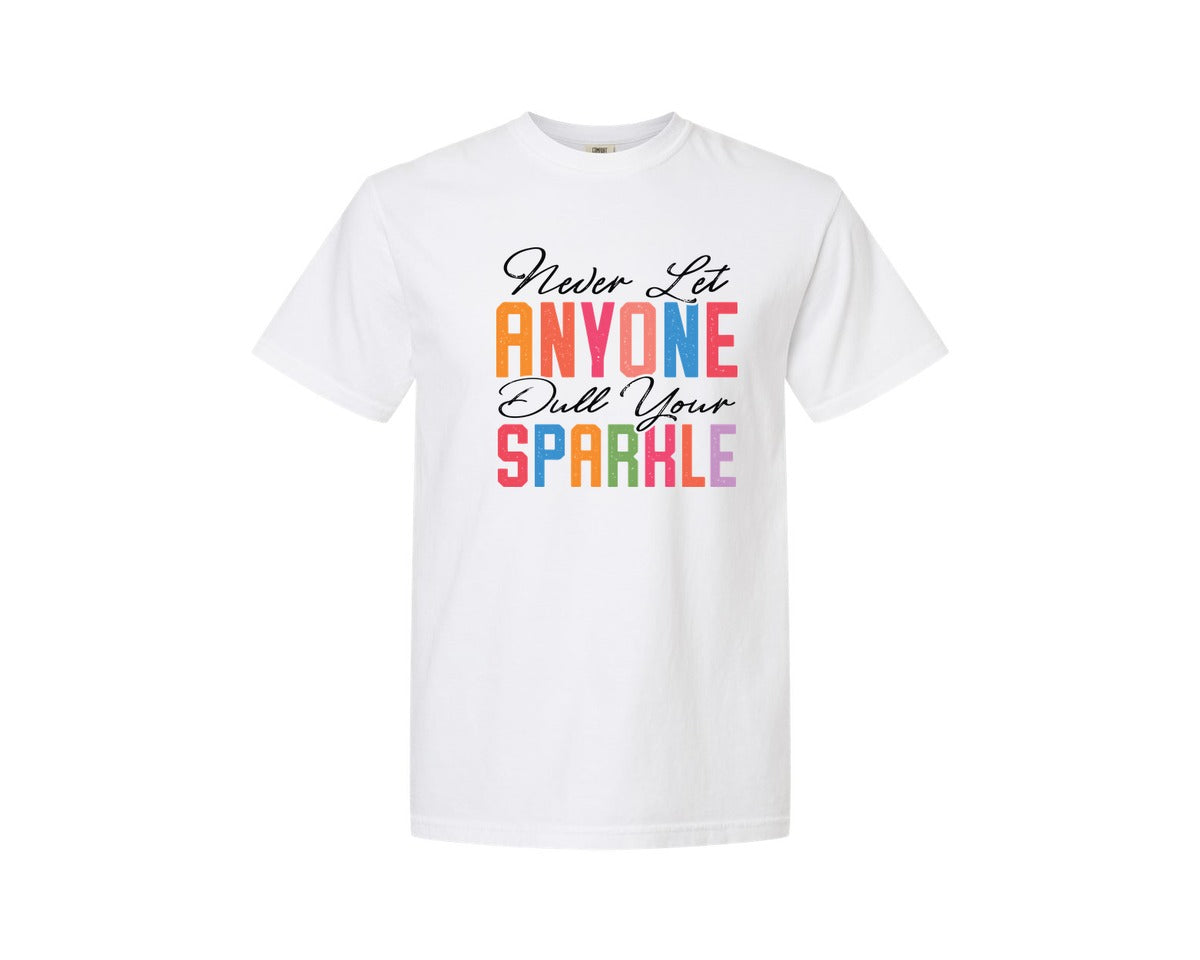 brand:Comfort Colors|color:White|Sparkle Motivational Sarcastic 3 Graphic T-Shirt