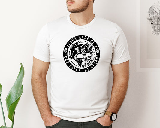 Faith Jesus Made Me A Fisherman Graphic T-Shirt