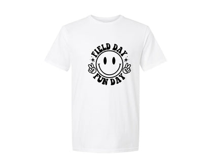 brand:Generic|color:White|Field Day Fun Day Field Day Graphic T-Shirt