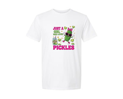 brand:Generic|color:White|Funny Pickle Queen Graphic T-Shirt