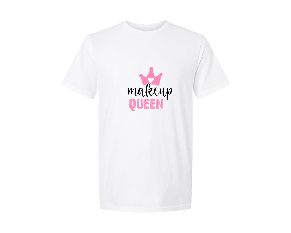 brand:Generic|color:White|Makeup Bag 6 Graphic T-Shirt
