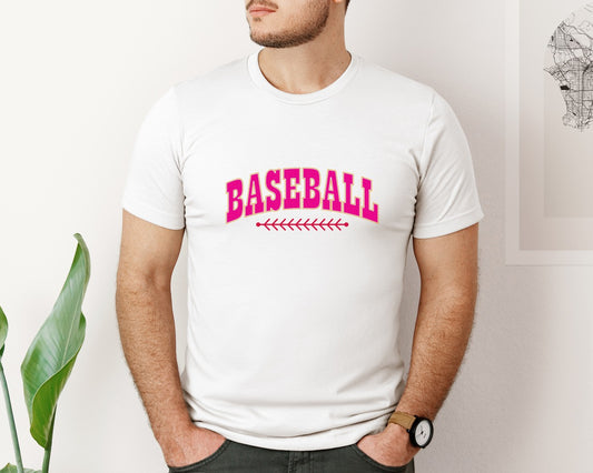 Baseball Typography Baseball Graphic T-Shirt