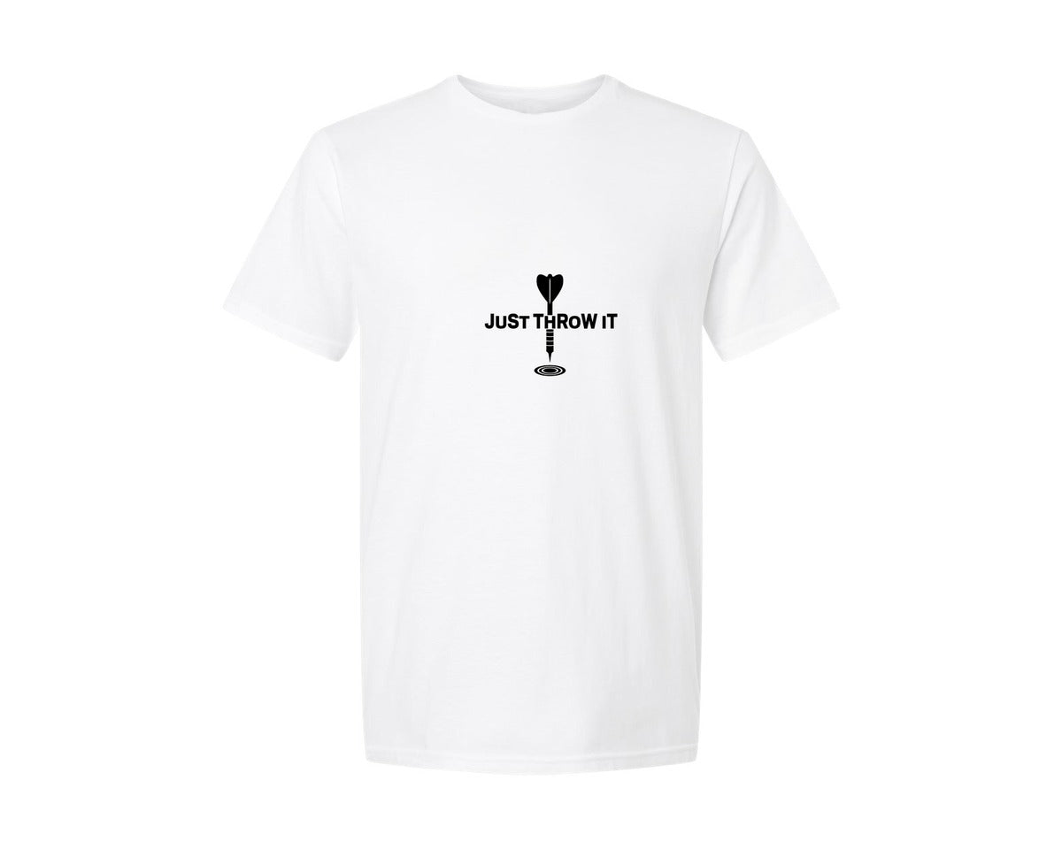 brand:Generic|color:White|Typography Darts Tshirt Design Vector Graphic T-Shirt