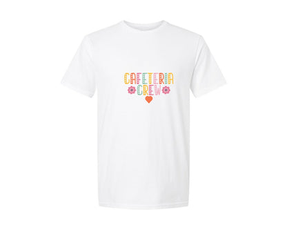 brand:Generic|color:White|Cute Lunch Lady Cafeteria Crew Graphic T-Shirt