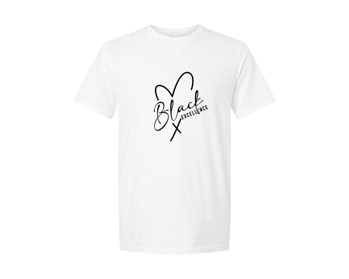 brand:Generic|color:White|Black Excellence Black History 8 Graphic T-Shirt