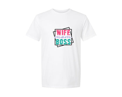 brand:Generic|color:White|Mom Quotes Wife Mom Boss 4 Graphic T-Shirt