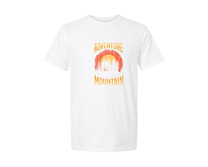 brand:Generic|color:White|Wild Life Experience Mountain Hiking Tee 4 Graphic T-Shirt