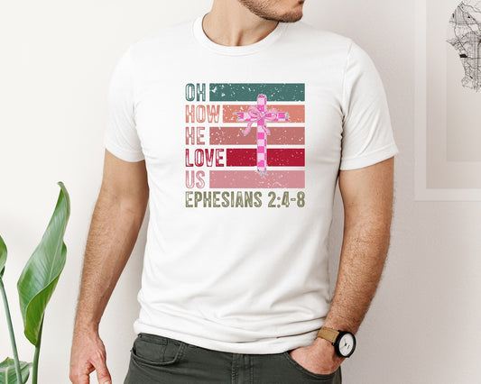 Retro Christian Valentine Bible 2 Graphic T-Shirt