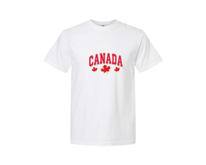brand:Comfort Colors|color:White|Canada Maple Leaf Canada Graphic T-Shirt